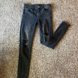 Black American eagle jeans